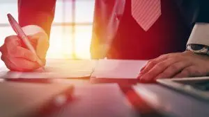 Attorney Signing Documents